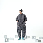 SS22/ 04 ST-072 Crossbag Shirt(Grey)