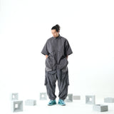 SS22/ 04 ST-072 Crossbag Shirt(Grey)