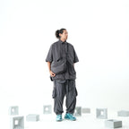 SS22/ 04 ST-072 Crossbag Shirt(Grey)