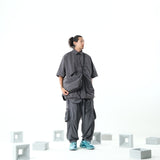SS22/ 04 ST-072 Crossbag Shirt(Grey)