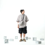 SS22/ 04 ST-072 Crossbag Shirt(Ivory White)