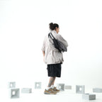SS22/ 04 ST-072 Crossbag Shirt(Ivory White)