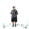 SS22 / 05 S-062 Flexible Trapezoidal Shorts (Black)