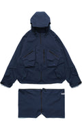 AW22 / 03 — J22-022 Expandable Crossbag Windbreaker (Navy)