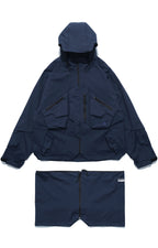 AW22 / 03 — J22-022 Expandable Crossbag Windbreaker (Navy)
