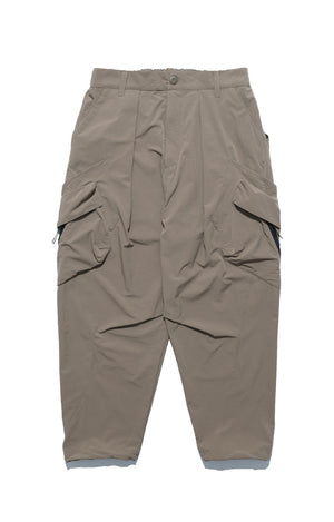 Capsule 01 / CSP-121 Double Layered Cargo Pocket Nylon Pants (Khaki)