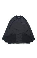 Capsule 01 / CST-111 Flexible Pocket Nylon Long Sleeve T-shirt  (Black)