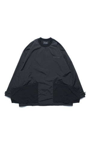 Capsule 01 / CST-111 Flexible Pocket Nylon Long Sleeve T-shirt  (Black)