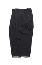 Capsule 01 / CSP-121 Double Layered Cargo Pocket Nylon Pants (Black)