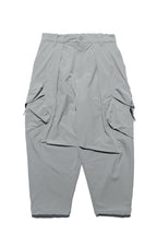 Capsule 01 / CSP-121 Double Layered Cargo Pocket Nylon Pants (Ivory Grey)