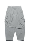 Capsule 01 / CSP-121 Double Layered Cargo Pocket Nylon Pants (Ivory Grey)