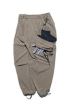 Capsule 01 / CSP-121 Double Layered Cargo Pocket Nylon Pants (Khaki)