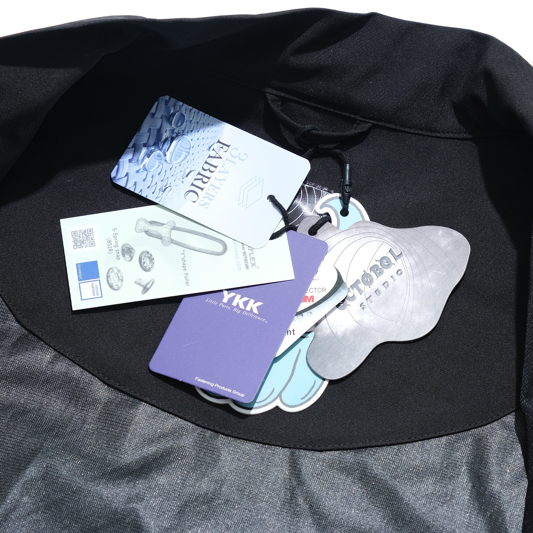 OS-TT03 Cascade Kimono Jacket (Black)