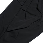 AW22 / 05 —  P22-121 Hidden Pocket Trapezoidal Pants (Black)