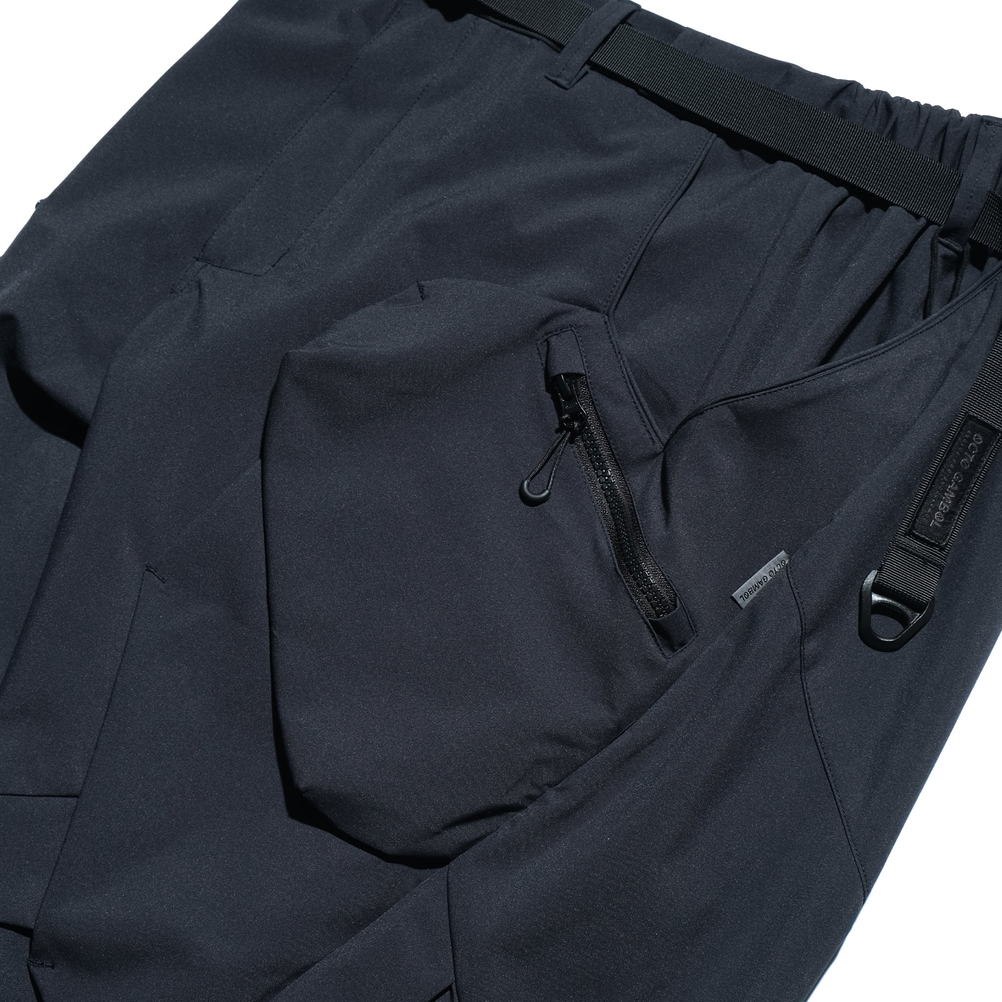 AW22 / 05 —  P22-121 Hidden Pocket Trapezoidal Pants (Navy)