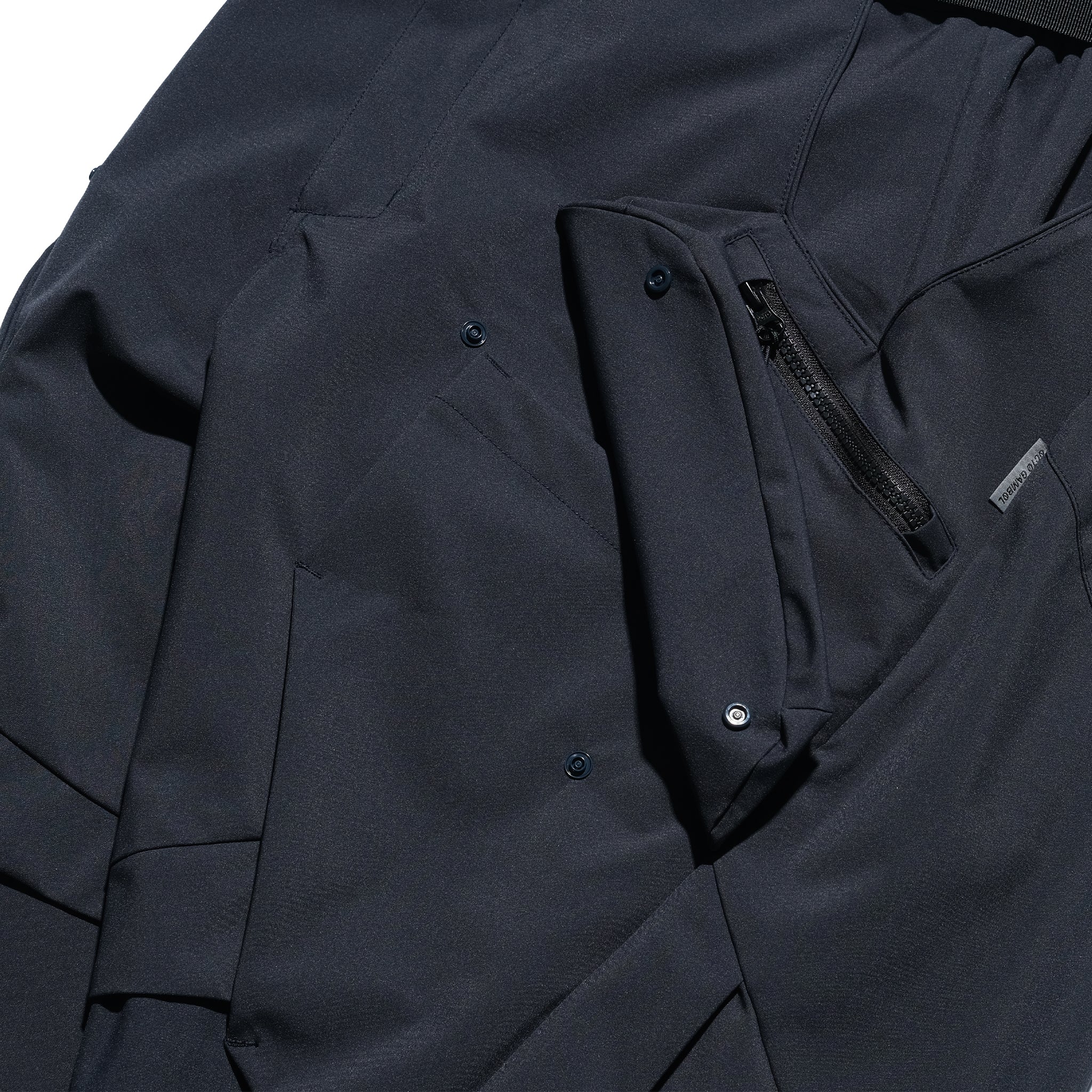 AW22 / 05 —  P22-121 Hidden Pocket Trapezoidal Pants (Navy)