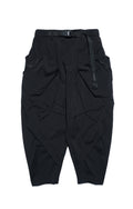 AW22 / 05 —  P22-121 Hidden Pocket Trapezoidal Pants (Black)