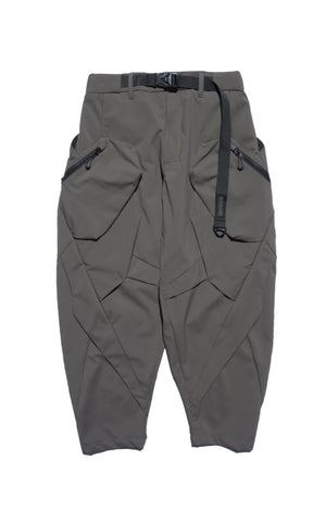 AW22 / 05 —  P22-121 Hidden Pocket Trapezoidal Pants (Gauntlet Grey)