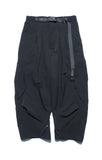 AW22 / 12 —  P22-123 Adjustable Spiral Pants  (Black)