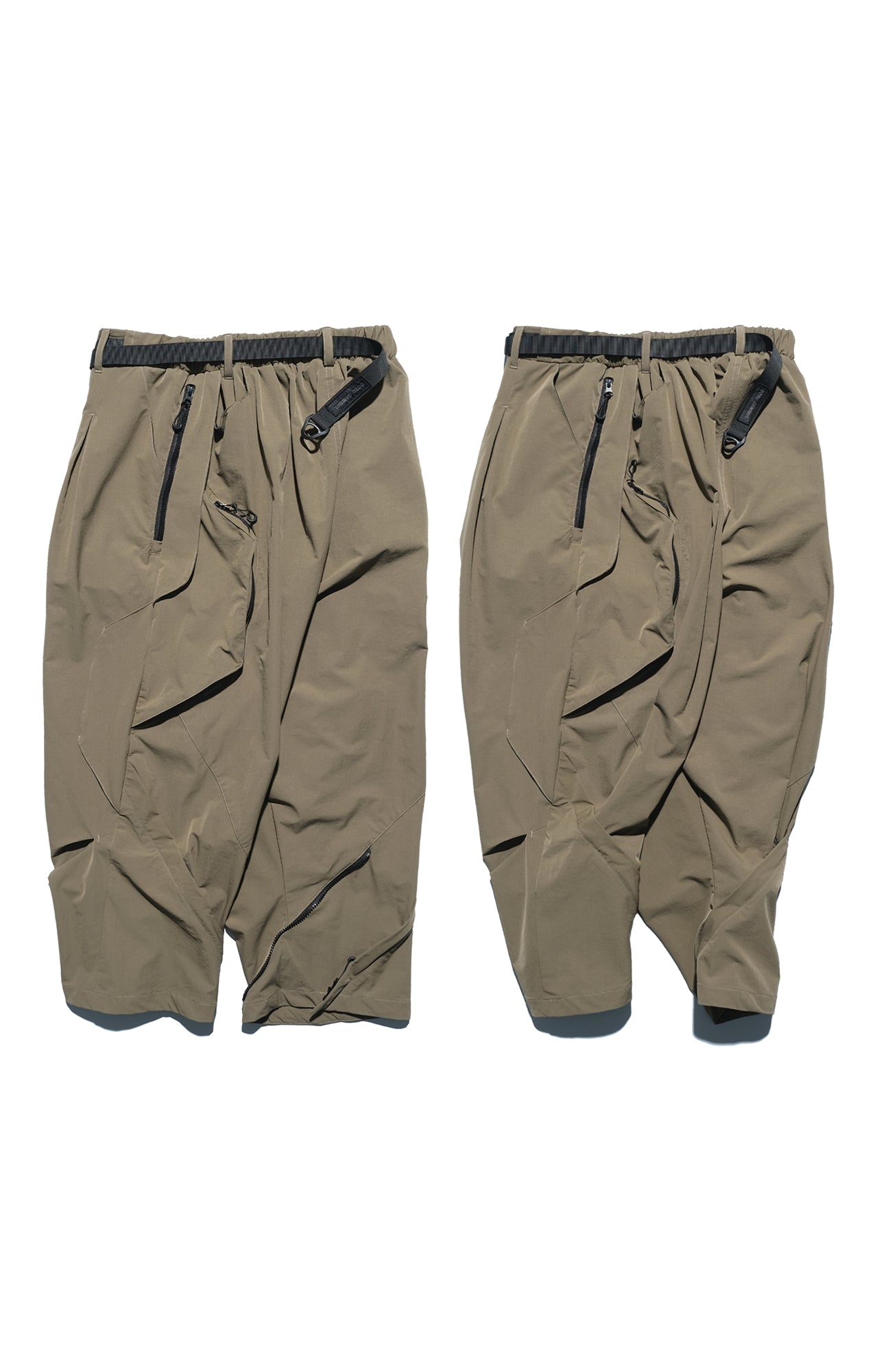 AW22 / 12 —  P22-123 Adjustable Spiral Pants  (Khaki)