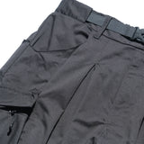 AW22 / 09 —  P22-124  Trapezoidal Loose Pants (Black)