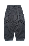 AW22 / 09 —  P22-124  Trapezoidal Loose Pants (Black)