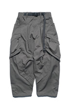 AW22 / 09 —  P22-124  Trapezoidal Loose Pants (Gauntlet Green)
