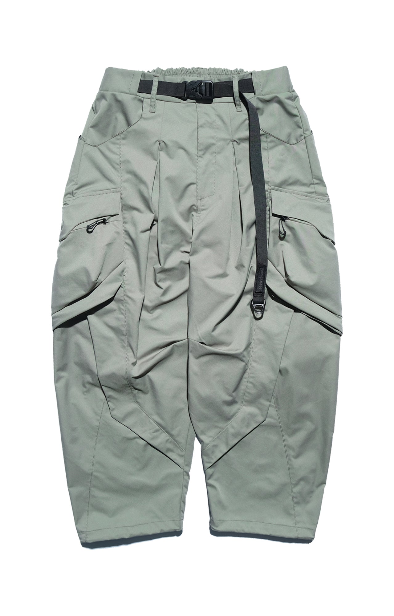 AW22 / 09 —  P22-124  Trapezoidal Loose Pants (Mint Green)