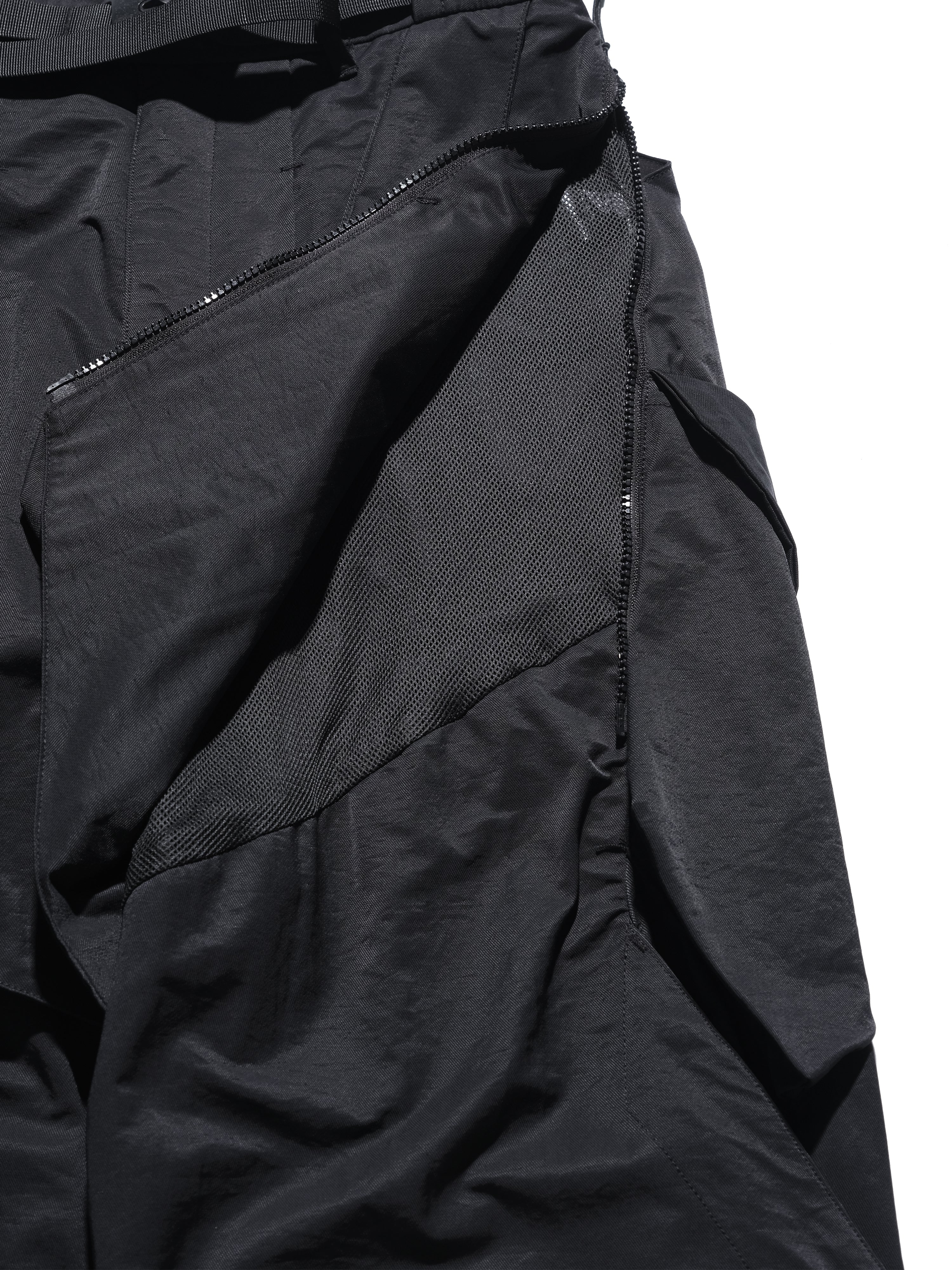 SS23 / 02 —  P23-126  Switchable Breathing Pants (Black)