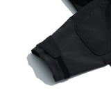 AW21 / 09⁠ PO-030 Ripple Cargo Pocket Pullover (Black)