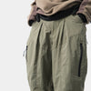 Capsule 02 / CSP-123 Quadruple Zipped Nylon Pants  (Khaki)