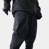 Capsule 02 / CSP-123 Quadruple Zipped Nylon Pants  (Black)