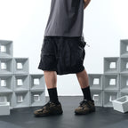 SS22 /07 S-063 V-shape Shorts (Black)