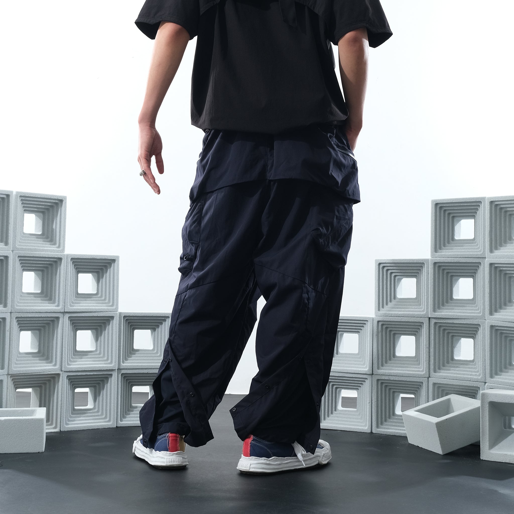 SS22/ 09 LP-117 Hidden Pipeline Pants (Navy)