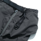SS22 / 05 S-062 Flexible Trapezoidal Shorts (Woodland Grey)