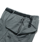 SS22 / 05 S-062 Flexible Trapezoidal Shorts (Grey)