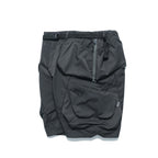 SS22 / 05 S-062 Flexible Trapezoidal Shorts (Woodland Grey)