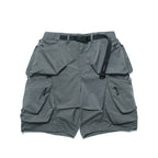 SS22 / 05 S-062 Flexible Trapezoidal Shorts (Grey)