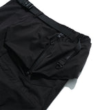SS22 / 05 S-062 Flexible Trapezoidal Shorts (Black)