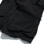 SS22 / 05 S-062 Flexible Trapezoidal Shorts (Black)