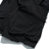 SS22 / 05 S-062 Flexible Trapezoidal Shorts (Black)
