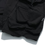 SS22 / 05 S-062 Flexible Trapezoidal Shorts (Black)