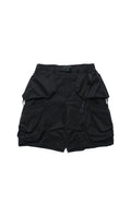 SS22 / 05 S-062 Flexible Trapezoidal Shorts (Black)