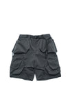 SS22 / 05 S-062 Flexible Trapezoidal Shorts (Woodland Grey)