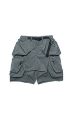 SS22 / 05 S-062 Flexible Trapezoidal Shorts (Grey)