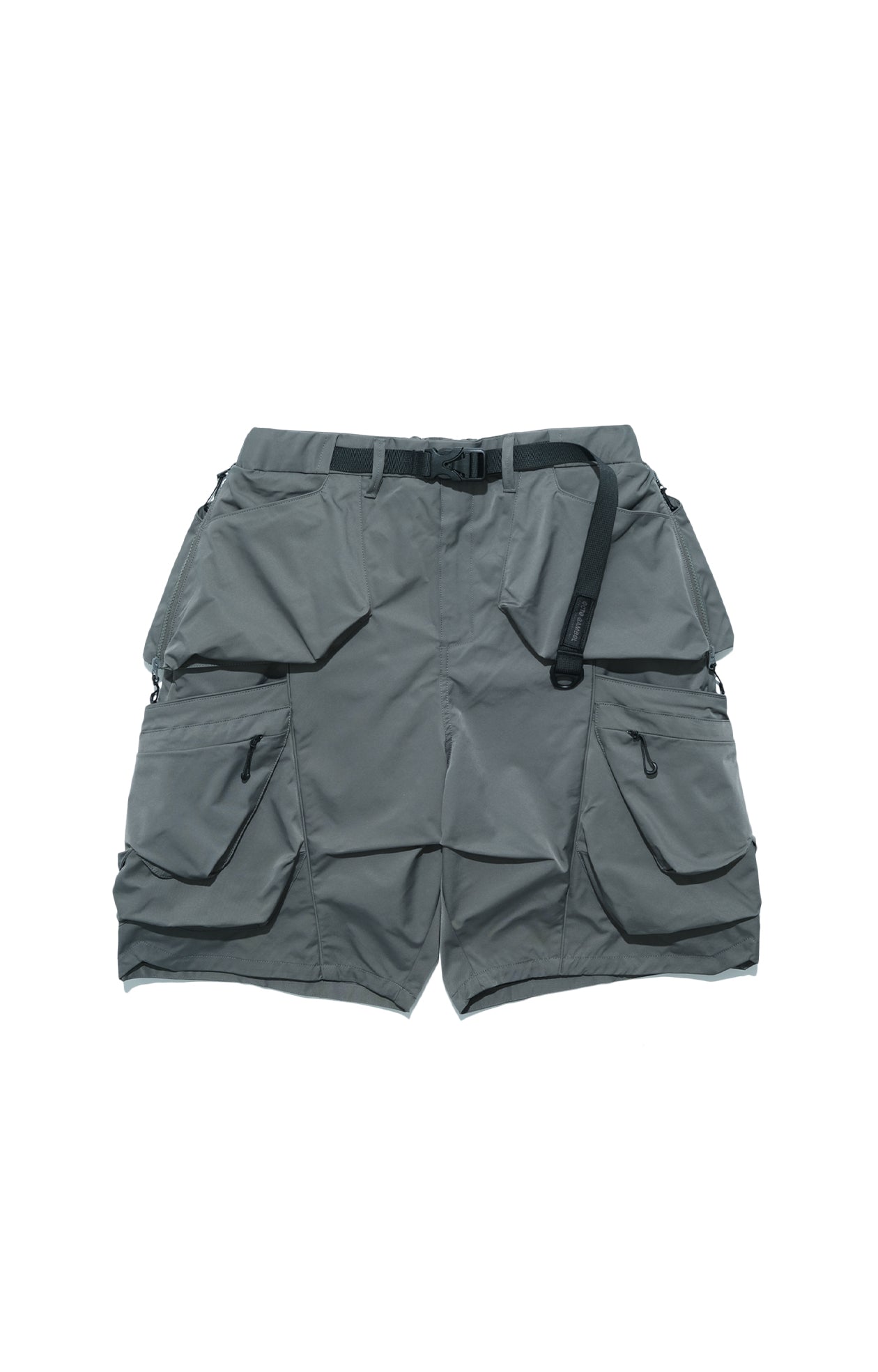 SS22 / 05 S-062 Flexible Trapezoidal Shorts (Grey)