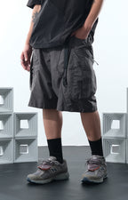 SS22 /07 S-063 V-shape Shorts (Gauntlet Grey)