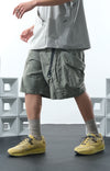 SS22 /07 S-063 V-shape Shorts (Light Grey)