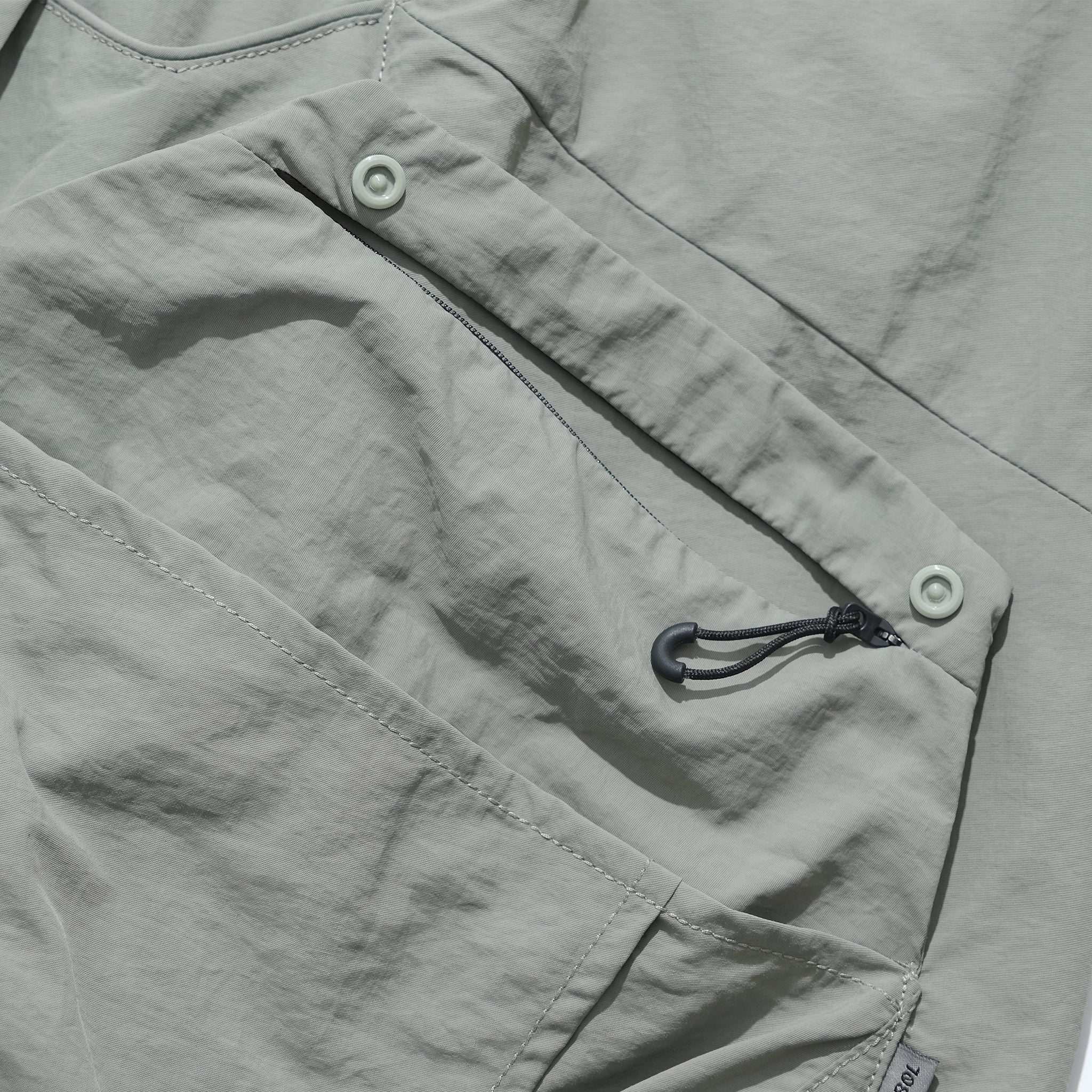 SS22 /07 S-063 V-shape Shorts (Light Grey)