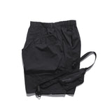 SS22 / 10 S-064 Crossbody Bag Loose Shorts (Black)